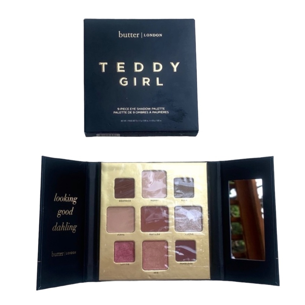 Butter London Teddy Girl 9-Piece Eye Shadow Palette NIB